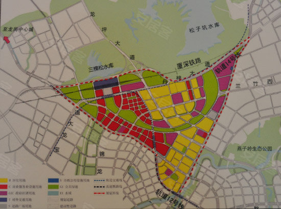 深圳市坪山新区规划图 坪山新区最新的规划图 坪山新区规划图