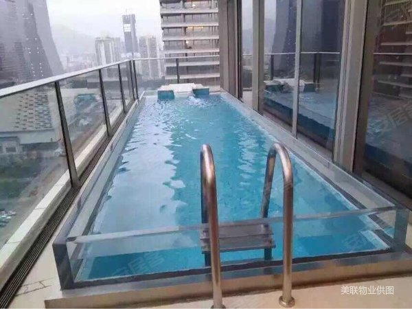 深圳湾1号 515平豪装5房,阳台海景泳池