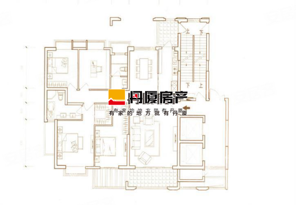 厦门皇家园林 成熟社区 半山御景178平4房2厅2卫2阳台!